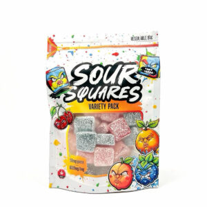 Sour Squares THC Gummies Variety Pack (1000mg)